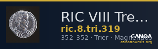 RIC VIII Treveri 319 — CANOA