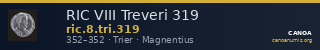 RIC VIII Treveri 319 — CANOA