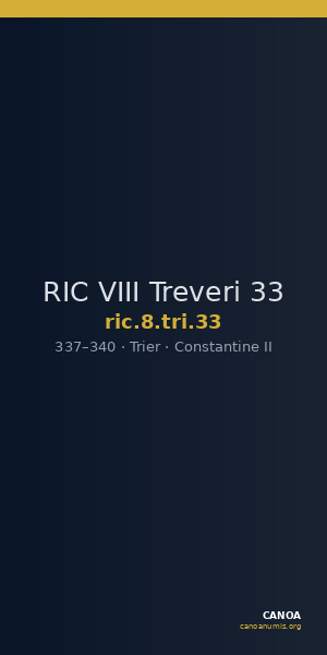 RIC VIII Treveri 33 — CANOA