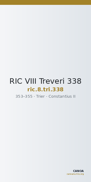 RIC VIII Treveri 338 — CANOA