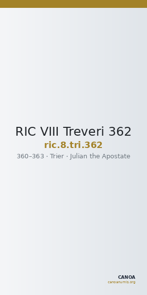 RIC VIII Treveri 362 — CANOA