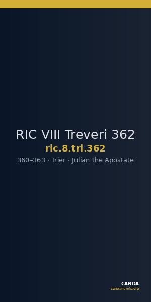 RIC VIII Treveri 362 — CANOA