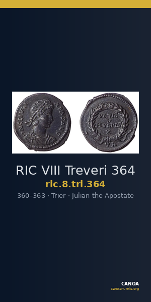 RIC VIII Treveri 364 — CANOA
