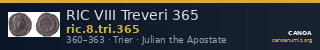 RIC VIII Treveri 365 — CANOA