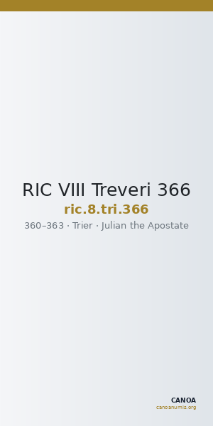 RIC VIII Treveri 366 — CANOA