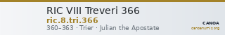 RIC VIII Treveri 366 — CANOA