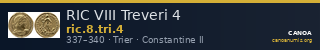 RIC VIII Treveri 4 — CANOA