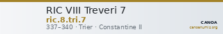 RIC VIII Treveri 7 — CANOA