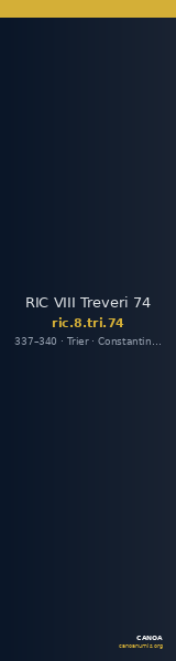 RIC VIII Treveri 74 — CANOA