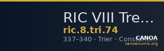 RIC VIII Treveri 74 — CANOA