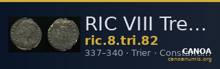 RIC VIII Treveri 82 — CANOA