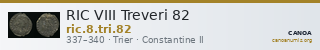 RIC VIII Treveri 82 — CANOA