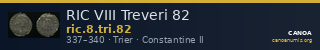 RIC VIII Treveri 82 — CANOA