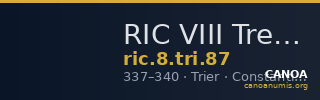 RIC VIII Treveri 87 — CANOA