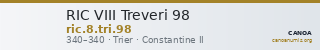 RIC VIII Treveri 98 — CANOA