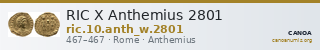 RIC X Anthemius 2801 — CANOA