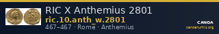 RIC X Anthemius 2801 — CANOA