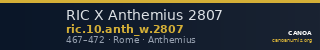 RIC X Anthemius 2807 — CANOA