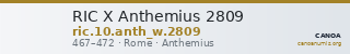 RIC X Anthemius 2809 — CANOA