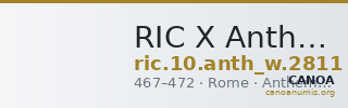 RIC X Anthemius 2811 — CANOA
