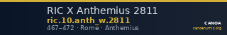RIC X Anthemius 2811 — CANOA
