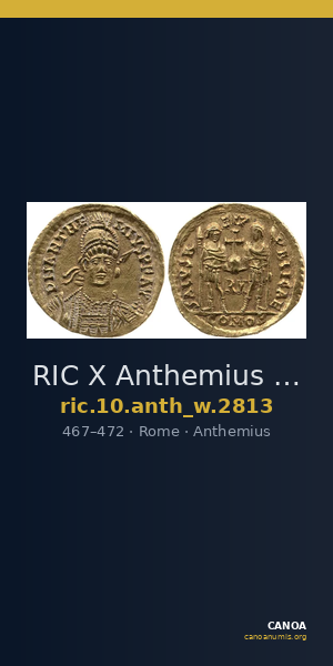 RIC X Anthemius 2813 — CANOA