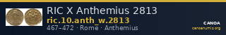 RIC X Anthemius 2813 — CANOA