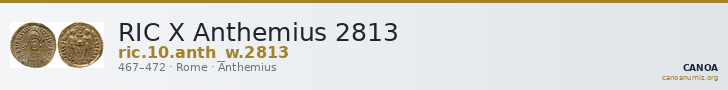 RIC X Anthemius 2813 — CANOA