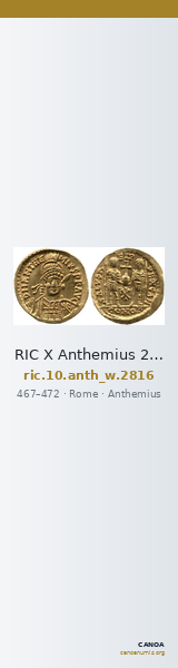 RIC X Anthemius 2816 — CANOA