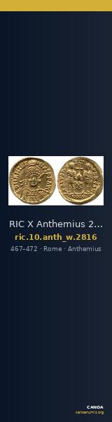 RIC X Anthemius 2816 — CANOA