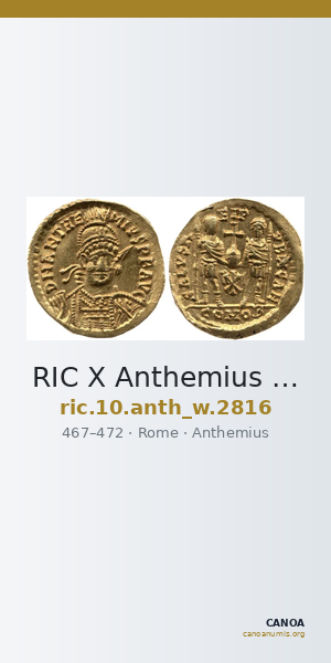 RIC X Anthemius 2816 — CANOA