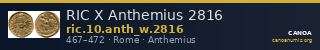 RIC X Anthemius 2816 — CANOA
