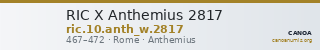 RIC X Anthemius 2817 — CANOA