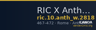 RIC X Anthemius 2818 — CANOA
