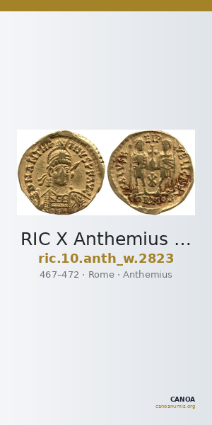 RIC X Anthemius 2823 — CANOA