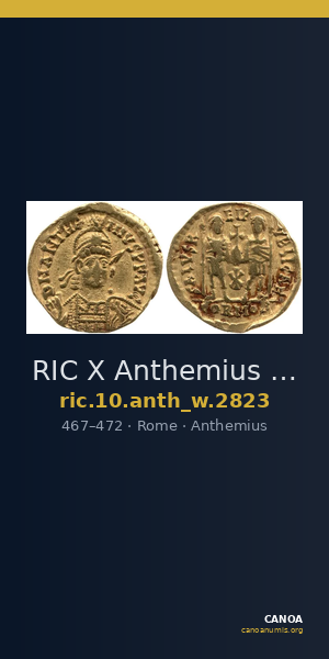 RIC X Anthemius 2823 — CANOA