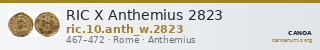 RIC X Anthemius 2823 — CANOA