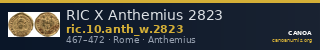 RIC X Anthemius 2823 — CANOA