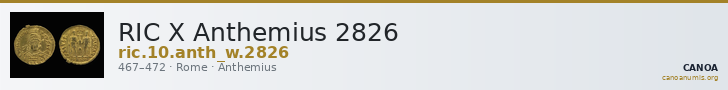 RIC X Anthemius 2826 — CANOA