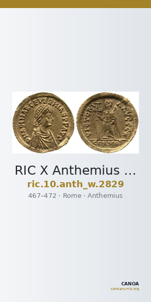 RIC X Anthemius 2829 — CANOA