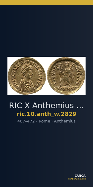 RIC X Anthemius 2829 — CANOA