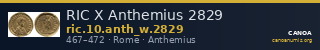RIC X Anthemius 2829 — CANOA