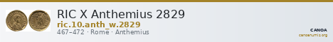 RIC X Anthemius 2829 — CANOA