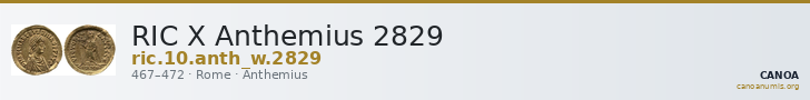 RIC X Anthemius 2829 — CANOA