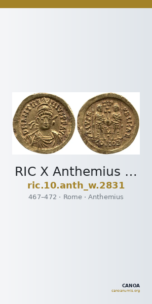 RIC X Anthemius 2831 — CANOA