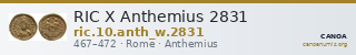 RIC X Anthemius 2831 — CANOA