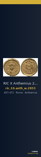 RIC X Anthemius 2833 — CANOA