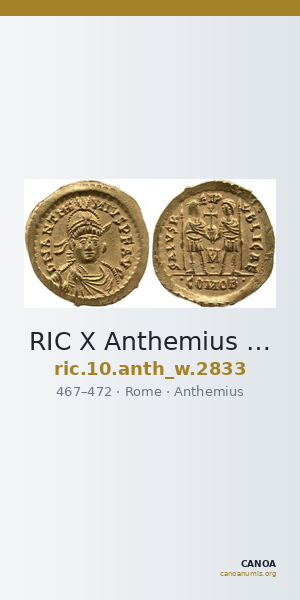 RIC X Anthemius 2833 — CANOA