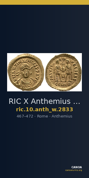 RIC X Anthemius 2833 — CANOA