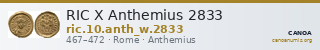 RIC X Anthemius 2833 — CANOA